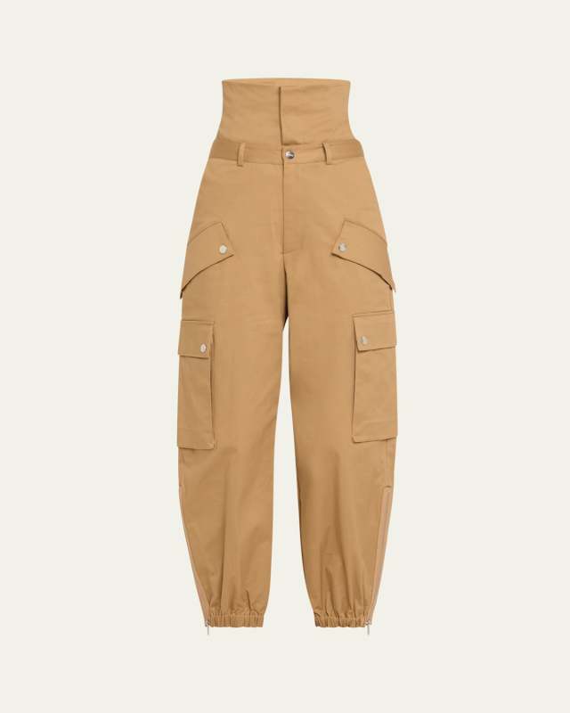 Double Waistband Cargo Pants
